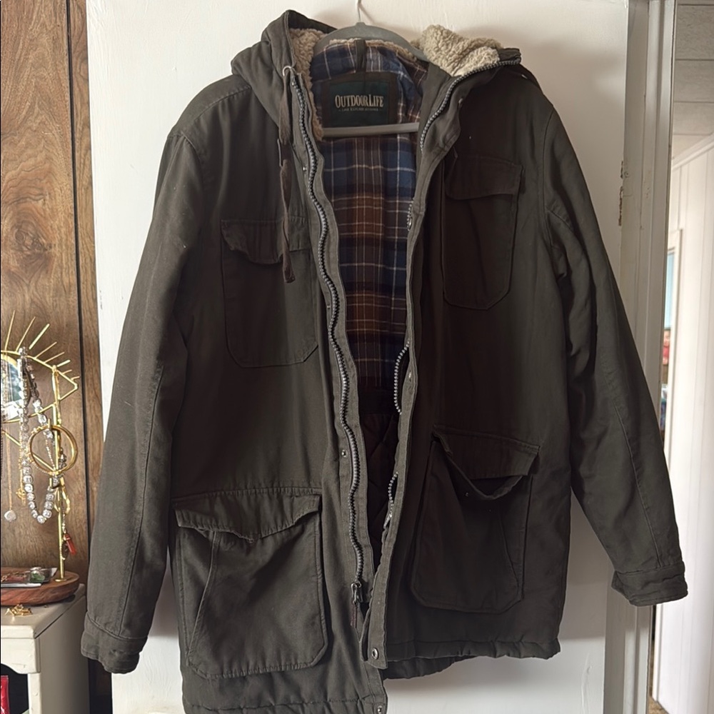 Outdoor Life Green Military Field Parka